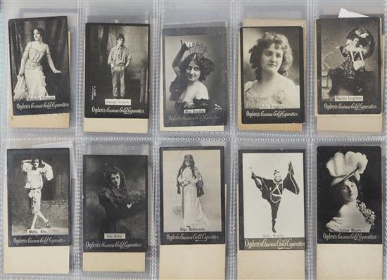 Two albums of Ogdens Guinea Gold cigarette cards on various themes,